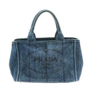 プラダ(PRADA)のプラダ トートバッグ CANAPA ネイビー(トートバッグ)