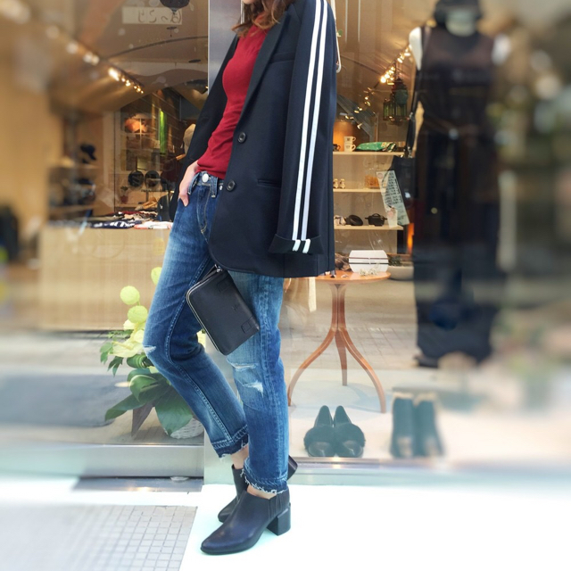 TODAYFUL(トゥデイフル)の☆完売☆TODAYFUL ラインジャージジャケット BK 38 レディースのジャケット/アウター(テーラードジャケット)の商品写真