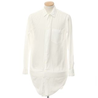 コムデギャルソンオムプリュス(COMME des GARCONS HOMME PLUS)の【中古】コムデギャルソンオムプリュス COMME des GARCONS HOMME PLUS 2023年春夏 ポリエステル カジュアルシャツ ホワイト【サイズS】【メンズ】(シャツ)