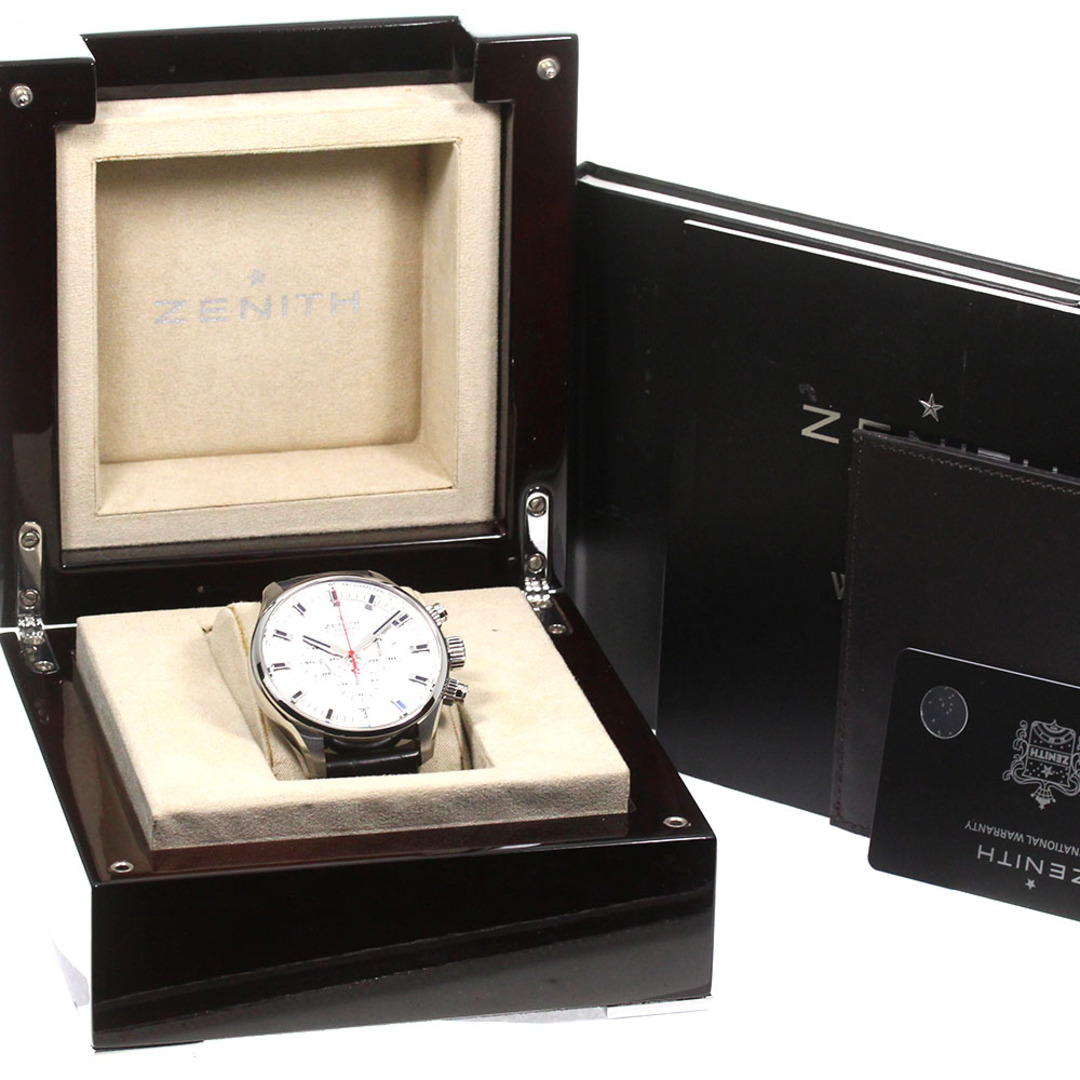 ZENITH(ゼニス)のゼニス ZENITH 03.2280.400 エルプリメロ クロノグラフ 自動巻き メンズ 良品 内箱・保証書付き_798311 メンズの時計(腕時計(アナログ))の商品写真