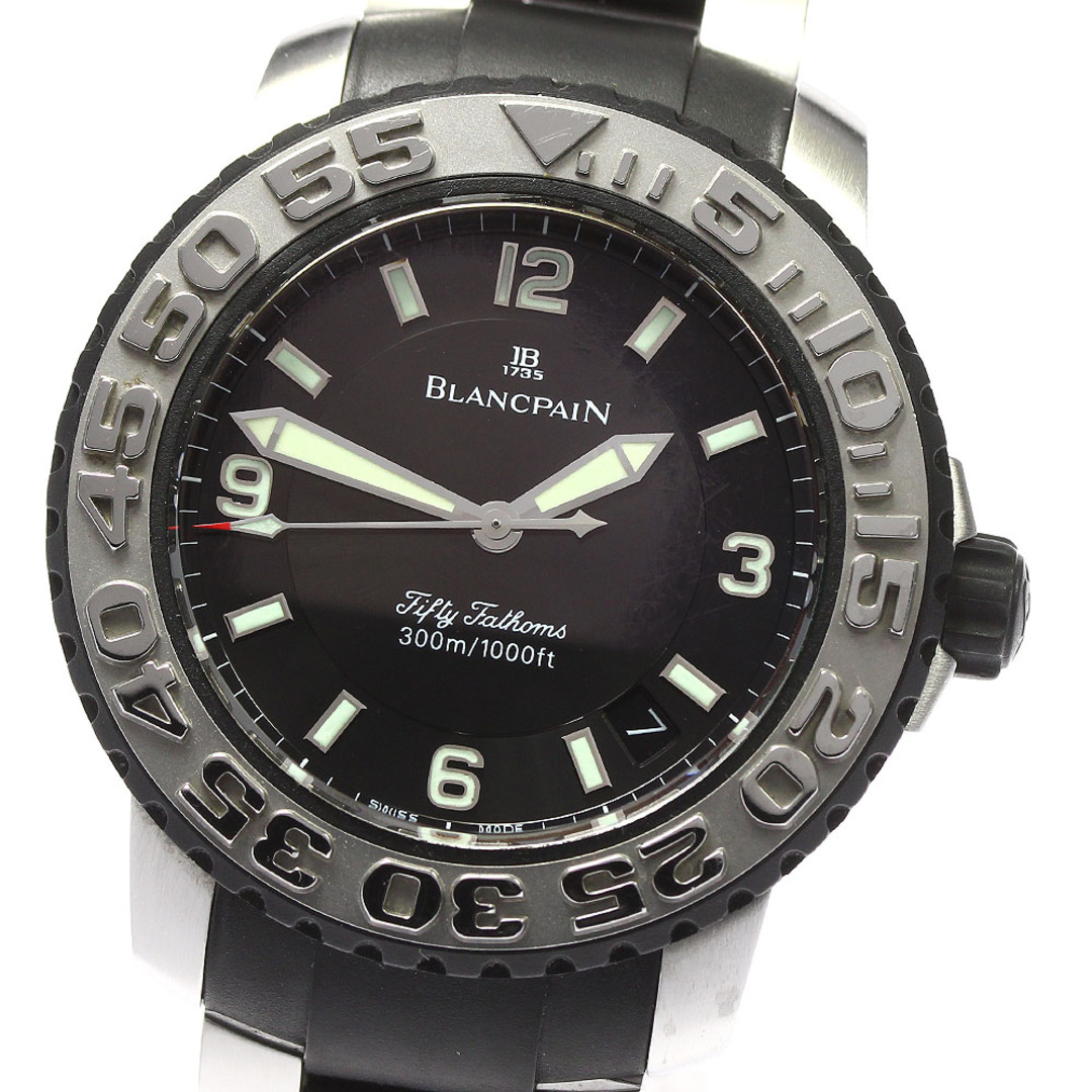 BLANCPAIN(ブランパン)の訳あり ブランパン Blancpain 2200.6530.66 フィフティー ファゾムス デイト 自動巻き メンズ _794611 メンズの時計(腕時計(アナログ))の商品写真