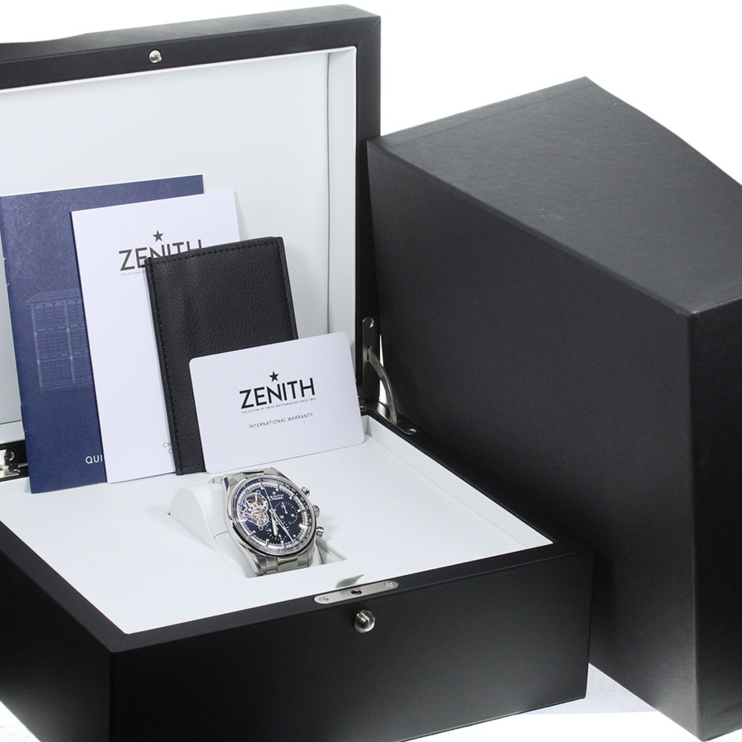 ZENITH(ゼニス)のゼニス ZENITH 03.2040.4061 エルプリメロ クロノマスター オープン 自動巻き メンズ 美品 箱・保証書付き_793727 メンズの時計(腕時計(アナログ))の商品写真