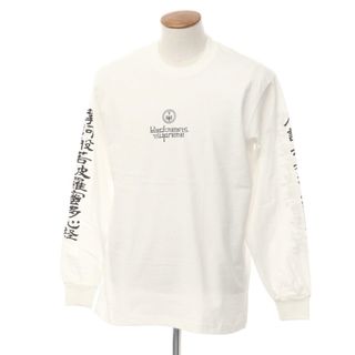 シュプリーム(Supreme)の【中古】シュプリーム Supreme 2023年秋冬 Blackmeans L/S Tee 長袖Ｔシャツ ホワイト【サイズM】【メンズ】(Tシャツ/カットソー(七分/長袖))