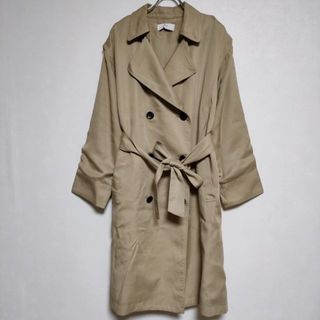 AZUL by moussy - AZUL by MOUSSY オーバーサイズ トレンチコート ベージュ レディース アズールバイマウジー【中古】4-0120M∞