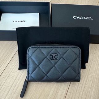 財布シャネル 財布 CHANELスリムウォレットマトラッセフラット財布 希少レア人気