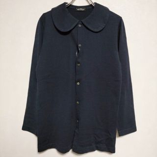 コムデギャルソン(COMME des GARCONS)のtricot COMME des GARCONS ニットポロシャツ 丸襟 カーディガン ラウンドカラー ニット 80s ネイビー レディース トリココムデギャルソン【中古】4-0120T∞(ニット/セーター)