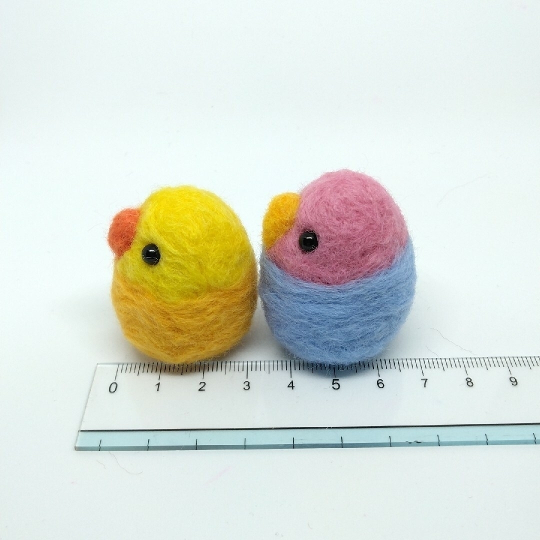 インコチャンズ／ハッピー(2個セット) ハンドメイドのぬいぐるみ/人形(その他)の商品写真