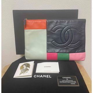 シャネル(CHANEL)の完売CHANEL シャネル限定パッチワーク　クラッチ　バッグ　ポーチ　ココマーク(クラッチバッグ)