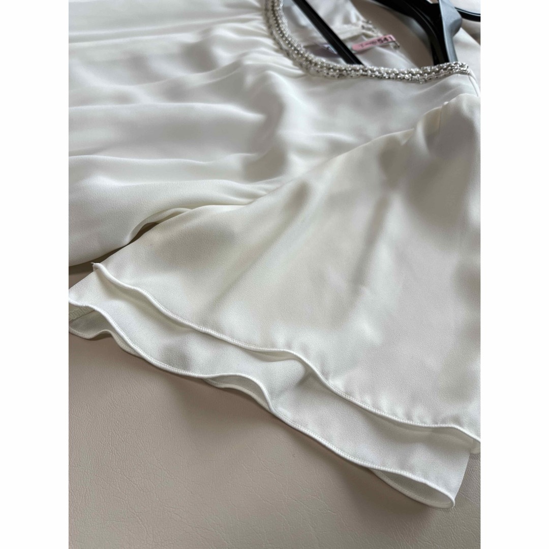 ツイードワンピース&ジャケット　セットアップ レディースのフォーマル/ドレス(スーツ)の商品写真