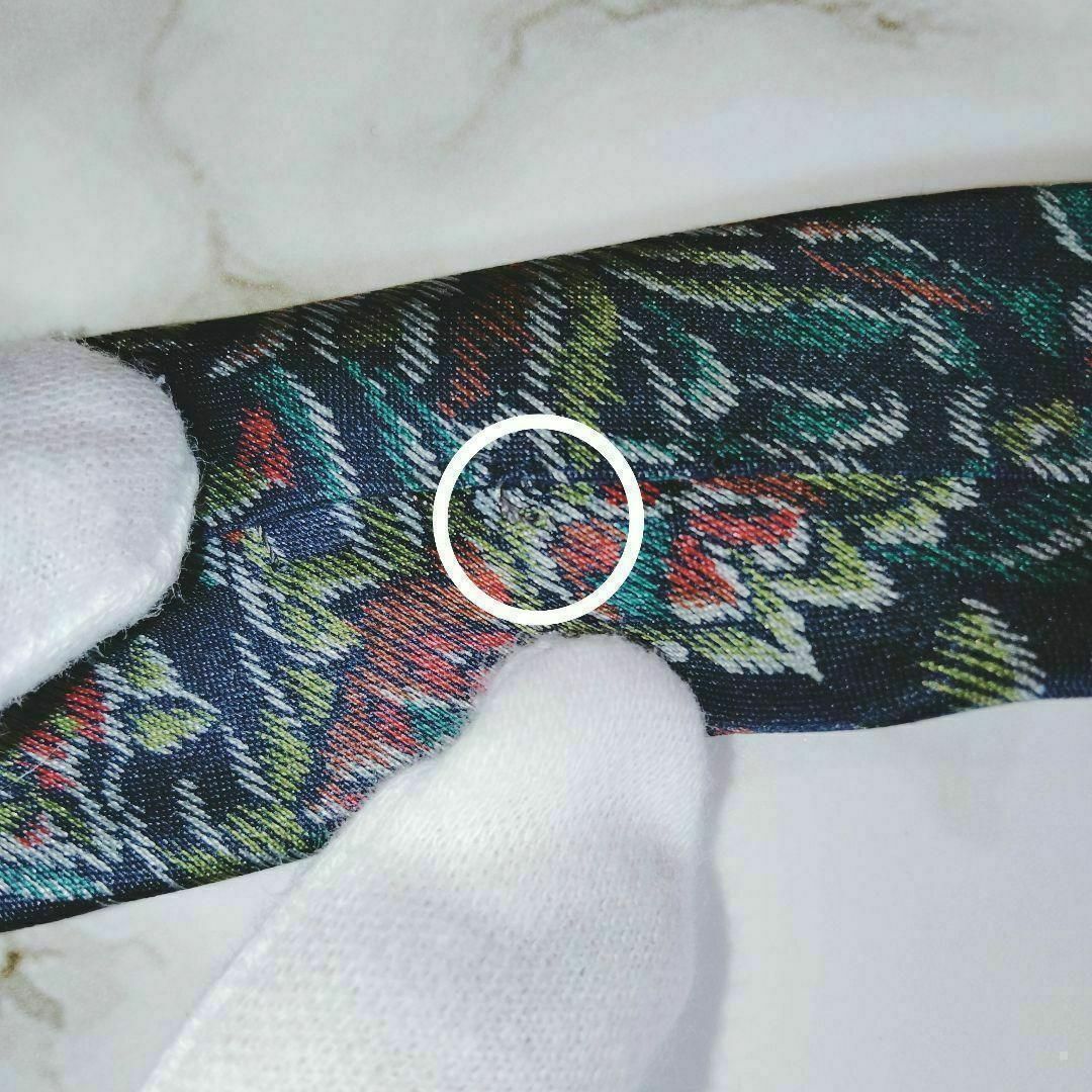 LANVIN(ランバン)のLANVIN ⭐️ ランバン　花柄　ネクタイ　シルク　高級　紺　赤 メンズのファッション小物(ネクタイ)の商品写真