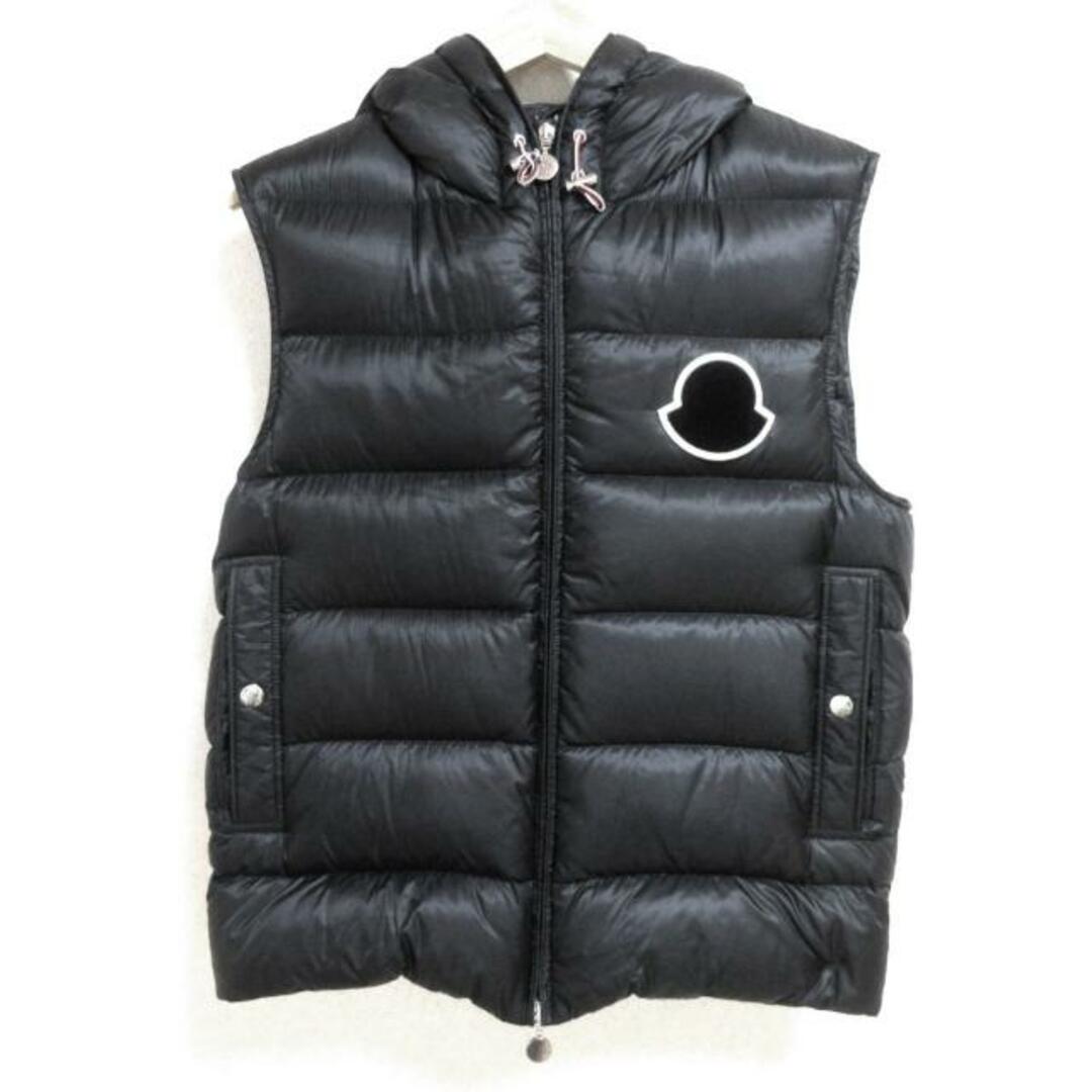 MONCLER(モンクレール)のモンクレール ダウンベスト サイズ1 S 黒 レディースのジャケット/アウター(ダウンベスト)の商品写真