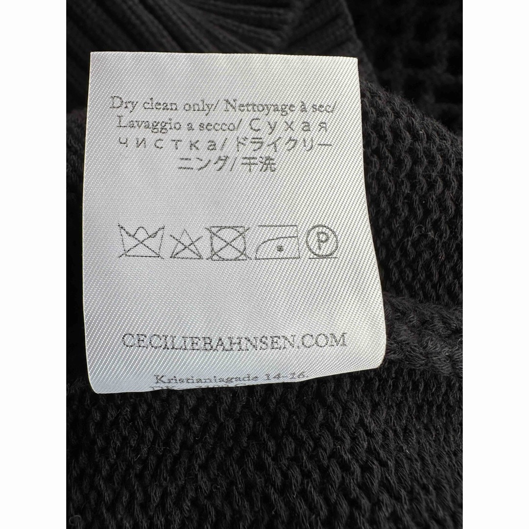 CECILIE BAHNSEN(セシリーバンセン)のセシリーバンセンcecilie bahnsenブラックニット新品 レディースのトップス(ニット/セーター)の商品写真