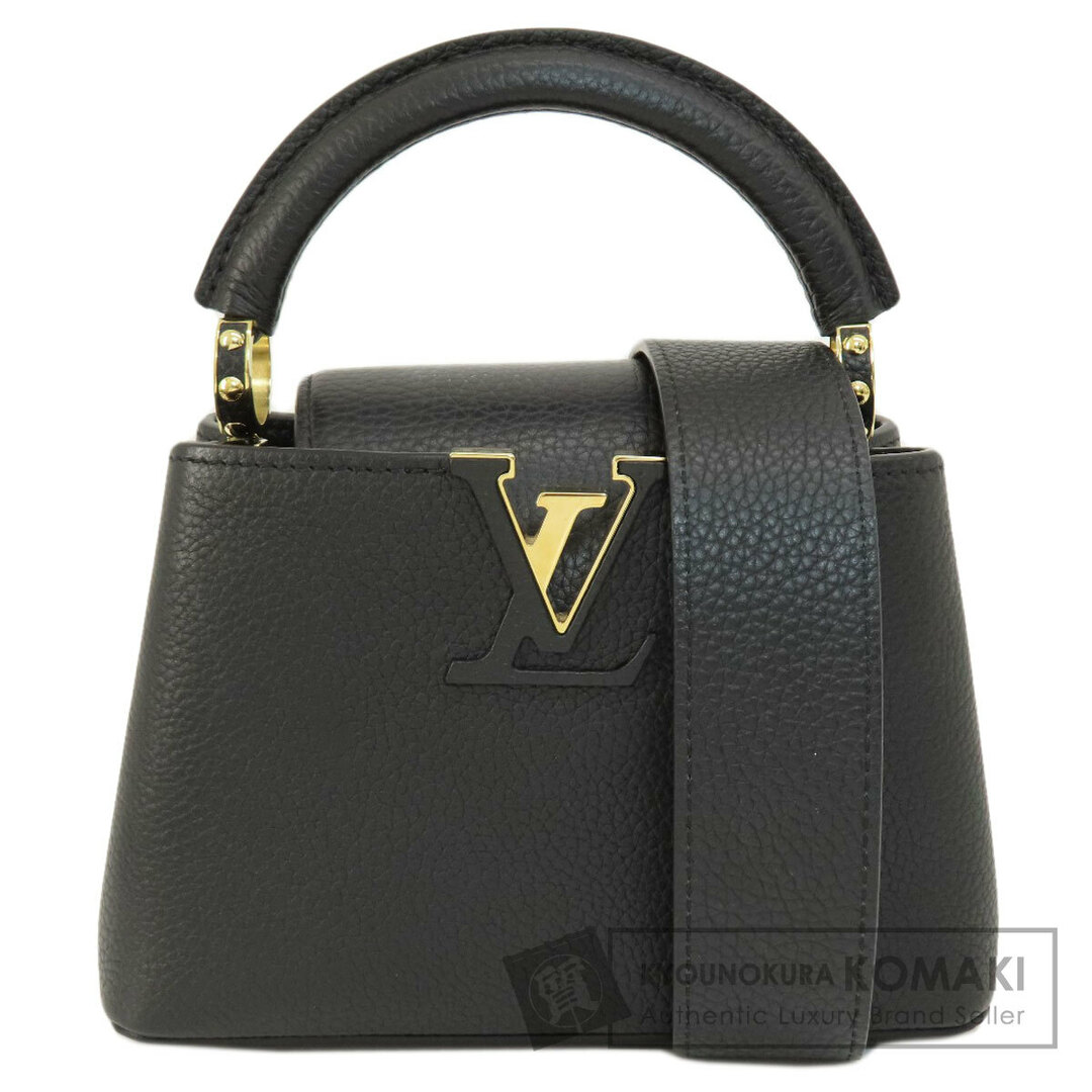 LOUIS VUITTON M56669 カプシーヌ MINI　ノワール ハンドバッグ トリヨン レディース状態ダメージ箇所