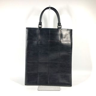 ルイヴィトン(LOUIS VUITTON)のルイヴィトン LOUIS VUITTON シルバーフィズ M54622 エピ ストレッチ  ハンドバッグ カバン マチ無し トートバッグ エピレザー FL0033刻 ノワール ブラック(トートバッグ)