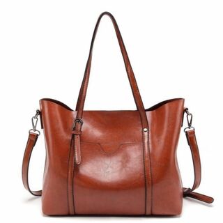 新品 未使用 ショルダー バッグ 茶 ビジネス ポケット A4 ブラウン 鞄(トートバッグ)