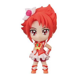 バンダイ(BANDAI)のプリキュアオールスターズ　　　　　　　　　カプセルフィギュア　キュアルージュ(キャラクターグッズ)