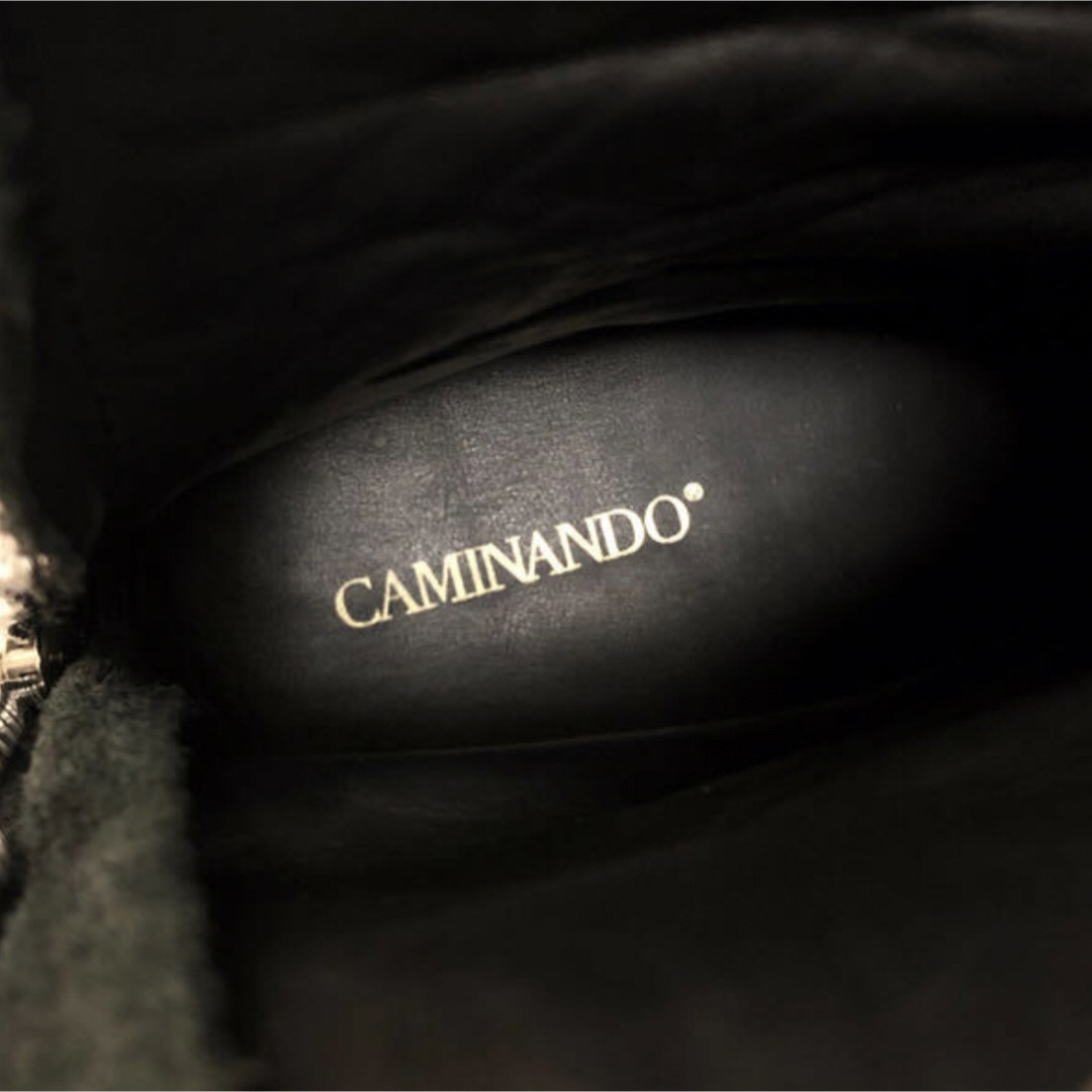 CAMINANDO(カミナンド)のPlage購入【CAMINANDO カミナンド】BACK ZIP ブーツ　黒 レディースの靴/シューズ(ブーツ)の商品写真