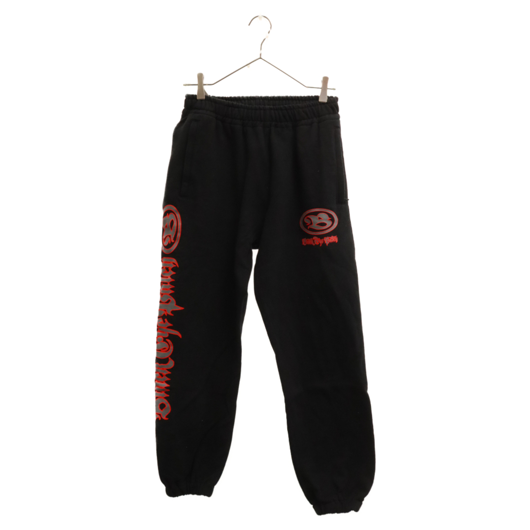 THE BLACK EYE PATCH ブラックアイパッチ TRIBAL FLAMES SWEAT PANTS BLACK トライバル フレイム スウェット パンツ ブラック メンズのパンツ(その他)の商品写真