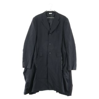 コムデギャルソンオムプリュス(COMME des GARCONS HOMME PLUS)のCOMME des GARCONS HOMME PLUS コムデギャルソンオムプリュス 22SS 再構築 カットオフデザイン ロングテーラードジャケット ブラック PI-J025(テーラードジャケット)