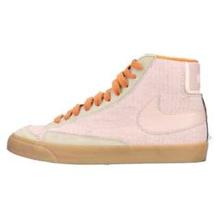 ナイキ(NIKE)のNIKE ナイキ BLAZER MID '77 VINTAGE NIKE BY YOU DJ4856-991 ブレーザー ミッド 77 ヴィンテージ ナイキ バイユー ミドルカットスニーカー ピンク US7/25cm(スニーカー)