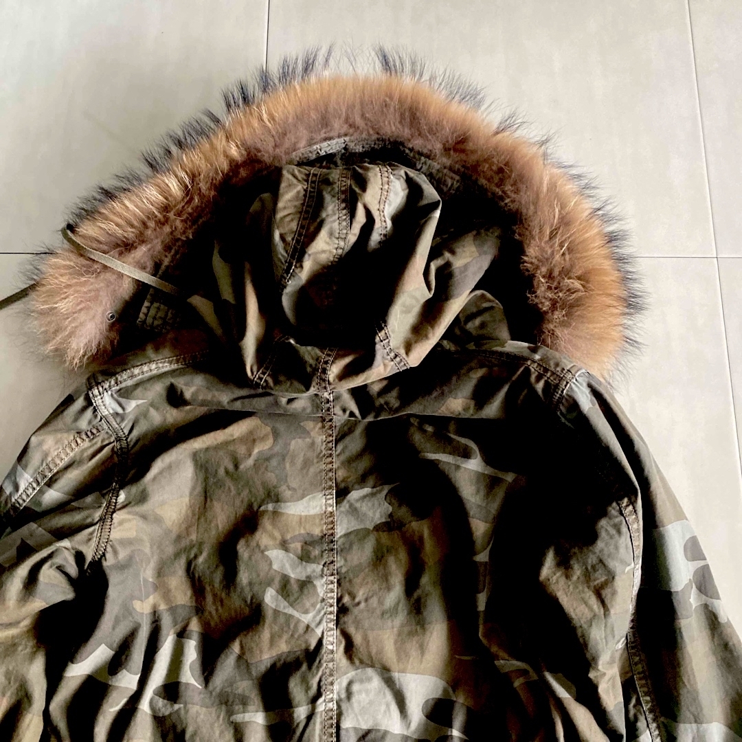 goa(ゴア)の迷彩モッズコート レディースのジャケット/アウター(モッズコート)の商品写真