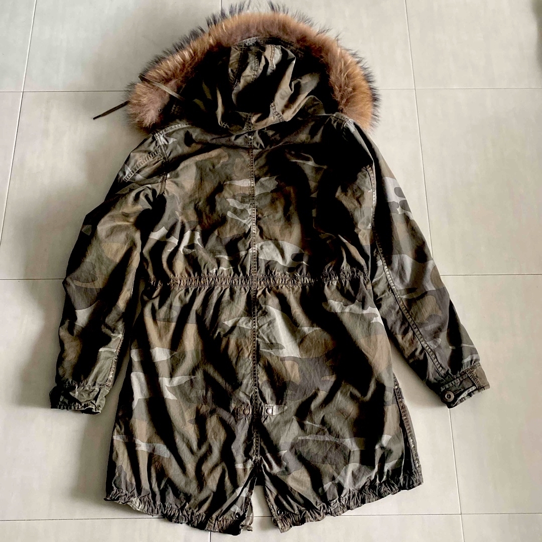 goa(ゴア)の迷彩モッズコート レディースのジャケット/アウター(モッズコート)の商品写真