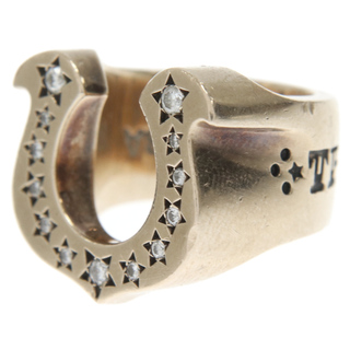 テンダーロイン(TENDERLOIN)のTENDERLOIN テンダーロイン T-H.SRING GOLD/STONE8K ダイヤ ホースシューリング 指輪 ゴールド(リング(指輪))