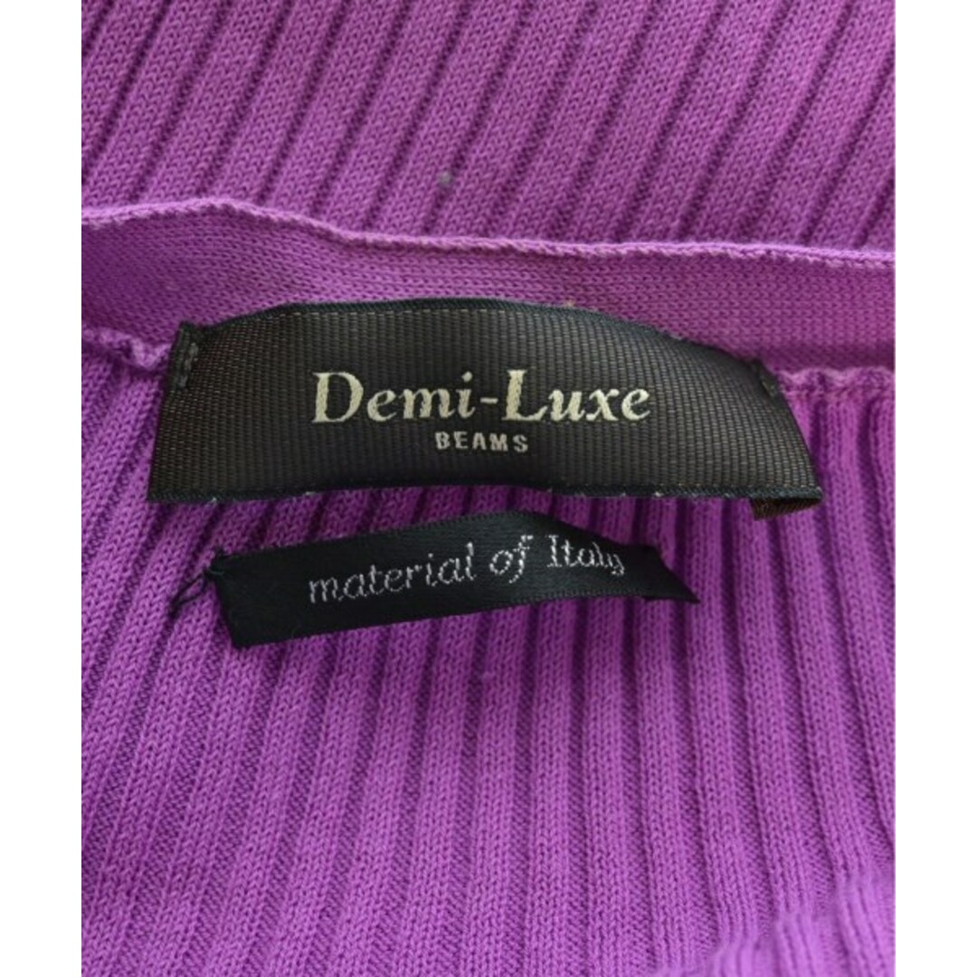 Demi-Luxe BEAMS(デミルクスビームス)のDemi-Luxe BEAMS カーディガン -(XS位) 紫 【古着】【中古】 レディースのトップス(カーディガン)の商品写真
