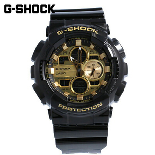 ジーショック(G-SHOCK)のCASIO カシオ　G-SHOCK GA-140GB-1A1 ブラック　ゴールド(腕時計(デジタル))