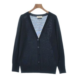 デミルクスビームス(Demi-Luxe BEAMS)のDemi-Luxe BEAMS デミルクスビームス カーディガン -(L位) 紺 【古着】【中古】(カーディガン)