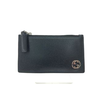 グッチ(Gucci)の▼▼GUCCI グッチ メンズ チェルシー コインケース カードケース インターロッキングG 429165 ブラック(財布)