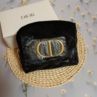 Dior ディオール ポーチ　クリスマス　ノベルティ　黒