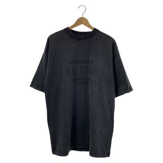 20SS新品48 メゾン マルジェラ 4ステッチ オーバーサイズ Tシャツ 黒