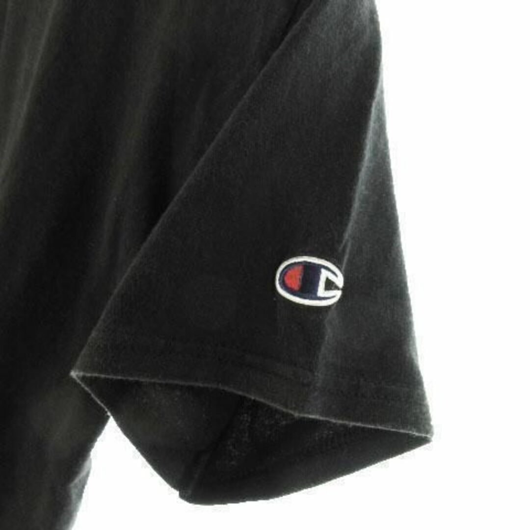 Champion(チャンピオン)のチャンピオン 半袖カットソー S 黒 メンズ 210630MN16A メンズのトップス(Tシャツ/カットソー(半袖/袖なし))の商品写真