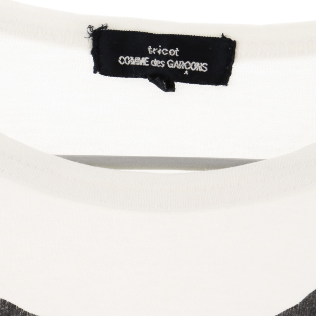 COMME des GARCONS(コムデギャルソン)のtricot COMME des GARCONS トリコ コム デ ギャルソン ネックレスプリントロングスリーブ長袖Tシャツ TF-T011 ホワイト レディース レディースのトップス(Tシャツ(長袖/七分))の商品写真