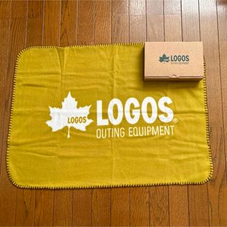 ロゴス(LOGOS)のLOGOS ロゴス フリースブランケット 未使用  ひざ掛け 非売品(その他)