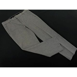 バナナリパブリック(Banana Republic)のBANANA REPUBLIC バナナリパブリック 総柄 テーパード パンツ size6/白ｘ黒 ◇■ レディース(その他)