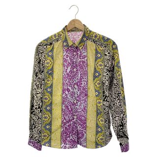 ETRO エトロ 15AW コットンペイズリーシャツ グレー 39新古品使用感の無い新品同様品Ａ