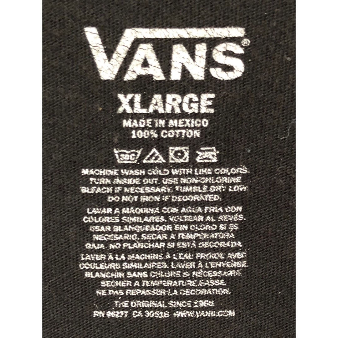 VANS(ヴァンズ)のVANS　長袖Ｔシャツ　レディスＸＬ　黒　USA古着 レディースのトップス(Tシャツ(長袖/七分))の商品写真