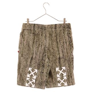 オフホワイト(OFF-WHITE)のOFF-WHITE オフホワイト 19SS REAL CAMOU SHORTS OMCI006S19003024 リアルツリーカモ柄スウェットショーツ ハーフパンツ グリーンカモ(ショートパンツ)