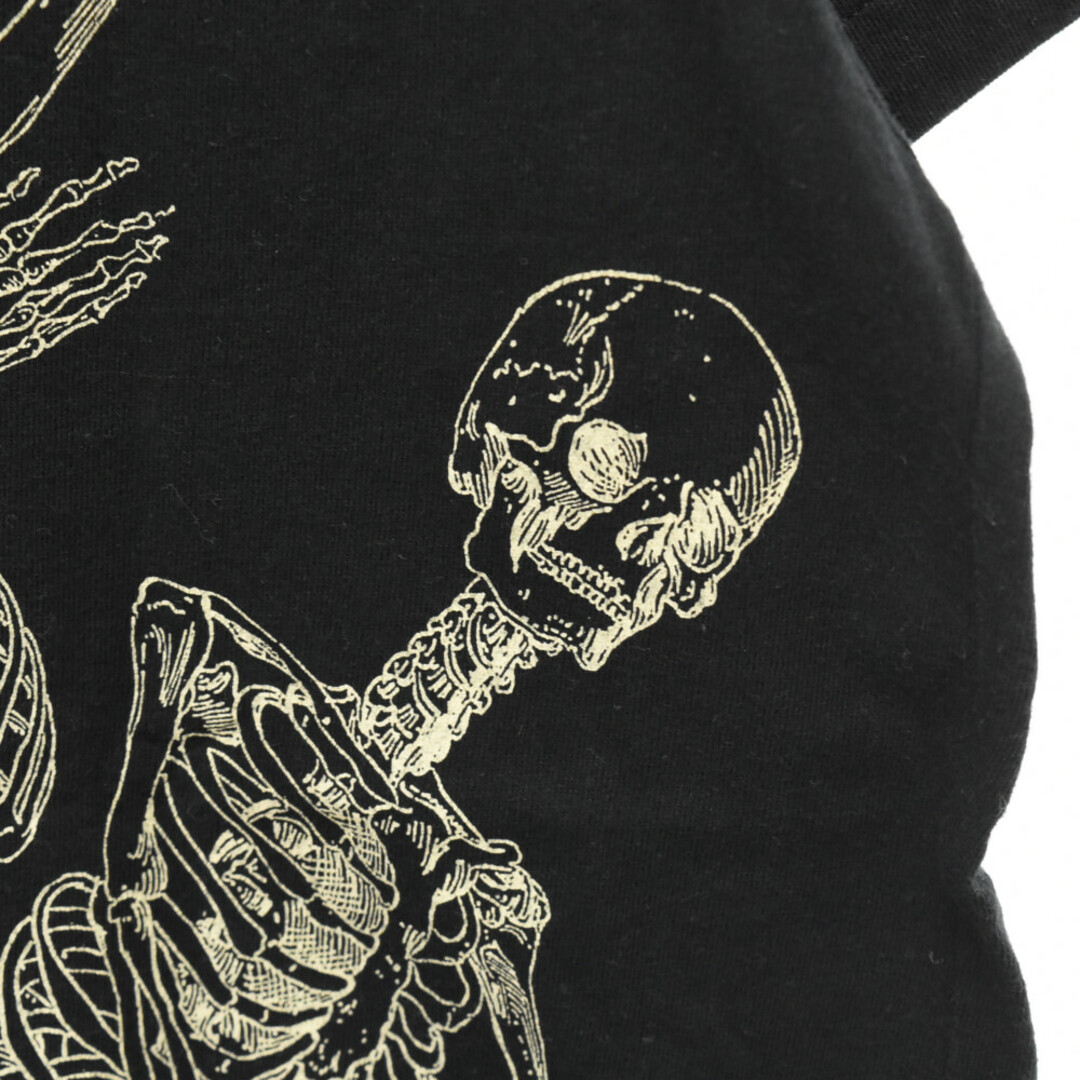 Alexander McQueen(アレキサンダーマックイーン)のAlexander McQueen アレキサンダーマックイーン 18SS Skeleton Print T スケルトンプリント 半袖Tシャツ カットソー ブラック 550478 QMZ62 メンズのトップス(Tシャツ/カットソー(半袖/袖なし))の商品写真