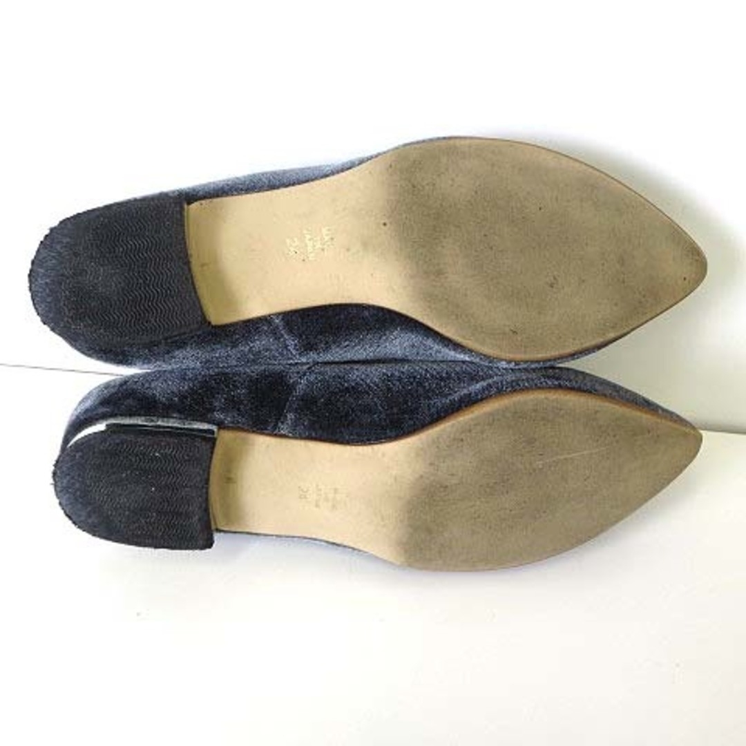 KATHARINE ROSS(キャサリンロス)のキャサリンロス パンプス フラットパンプス ベロア 24cm ブルー グレー レディースの靴/シューズ(ハイヒール/パンプス)の商品写真