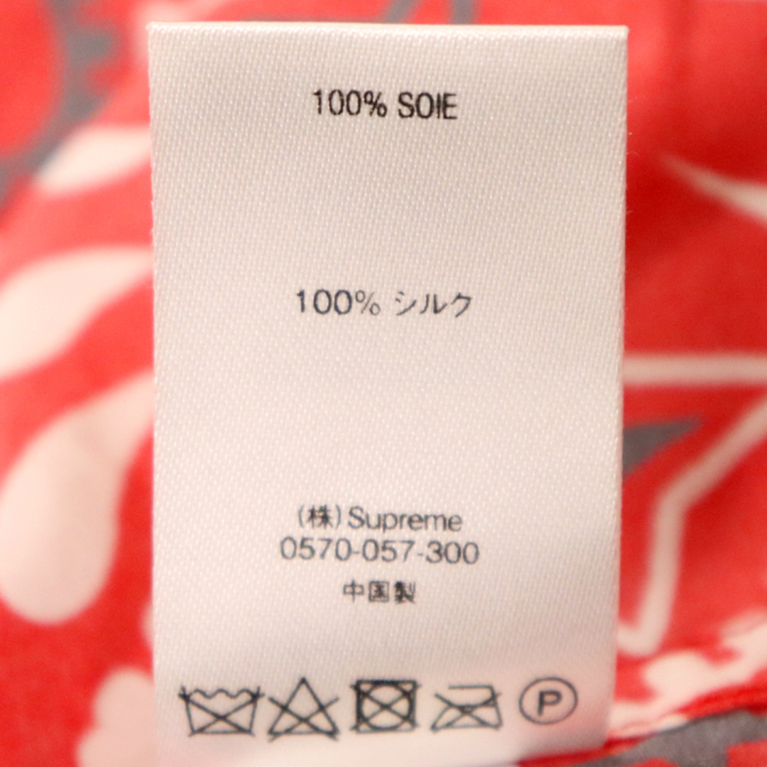 Supreme(シュプリーム)のSUPREME シュプリーム 21SS Bandana Silk S/S Shirt バンダナ シルクシャツ 半袖シャツ レッド メンズのトップス(シャツ)の商品写真