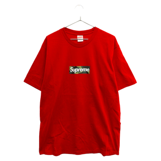 シュプリーム(Supreme)のSUPREME シュプリーム 23AW Box Logo Tee カモフラ ボックスロゴ 半袖Tシャツ カットソー レッド(Tシャツ/カットソー(半袖/袖なし))