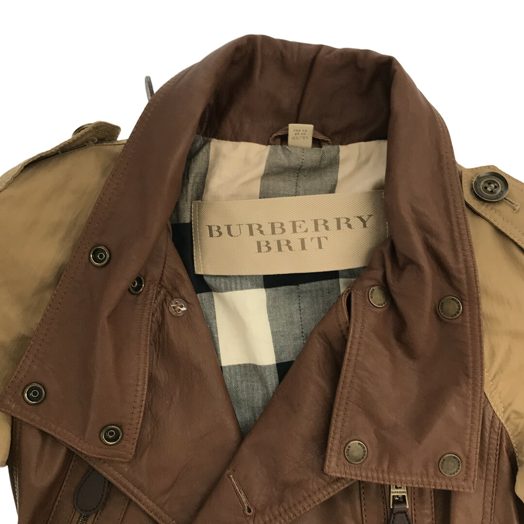 BURBERRY(バーバリー)のバーバリー BRIT レザーコート 衣料品 アウター レディースのジャケット/アウター(その他)の商品写真