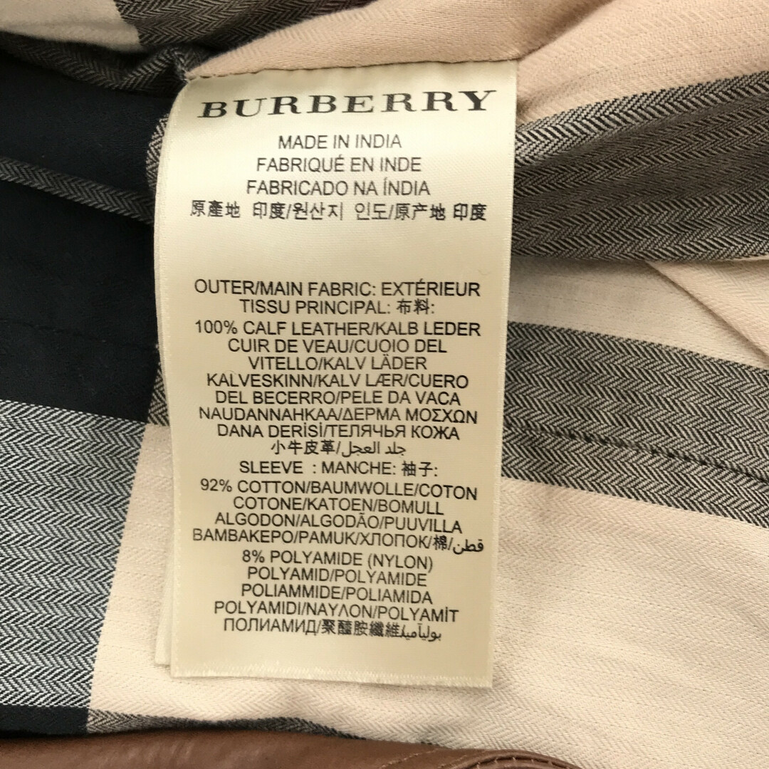 BURBERRY(バーバリー)のバーバリー BRIT レザーコート 衣料品 アウター レディースのジャケット/アウター(その他)の商品写真