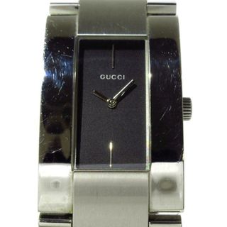 Gucci - GUCCI(グッチ) 腕時計 - 4600M メンズ 黒