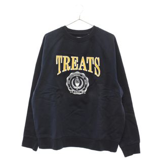 KITH キス TREATS COLLEGIATE COLLECTION 刺繍 デザイン スウェット トレーナー ネイビー KH2426(スウェット)