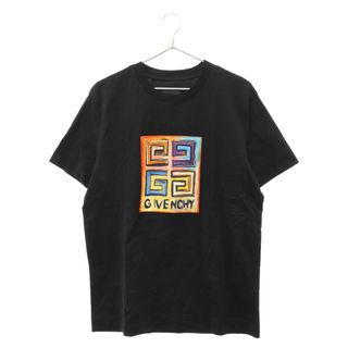 新品未使用 GIVENCHY スウェット ブラック　ロゴプリント レインボー