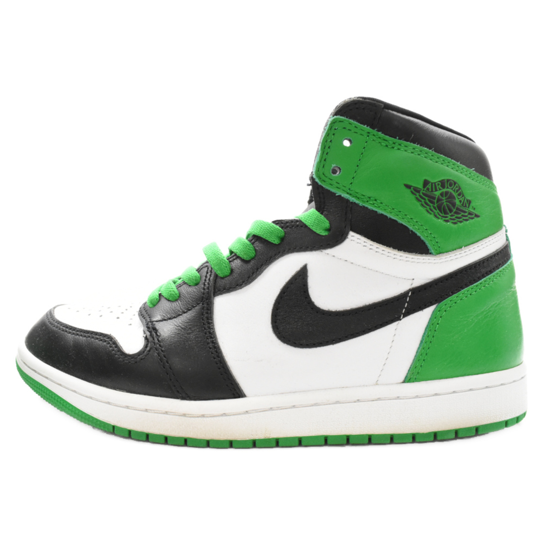 104センチ甲NIKE ナイキ AIR JORDAN 1 RETRO HIGH OG Celtics エアジョーダン1 レトロ セルティックス ハイカットスニーカー ブラック/グリーン US8.5/26.5cm DZ5485-031